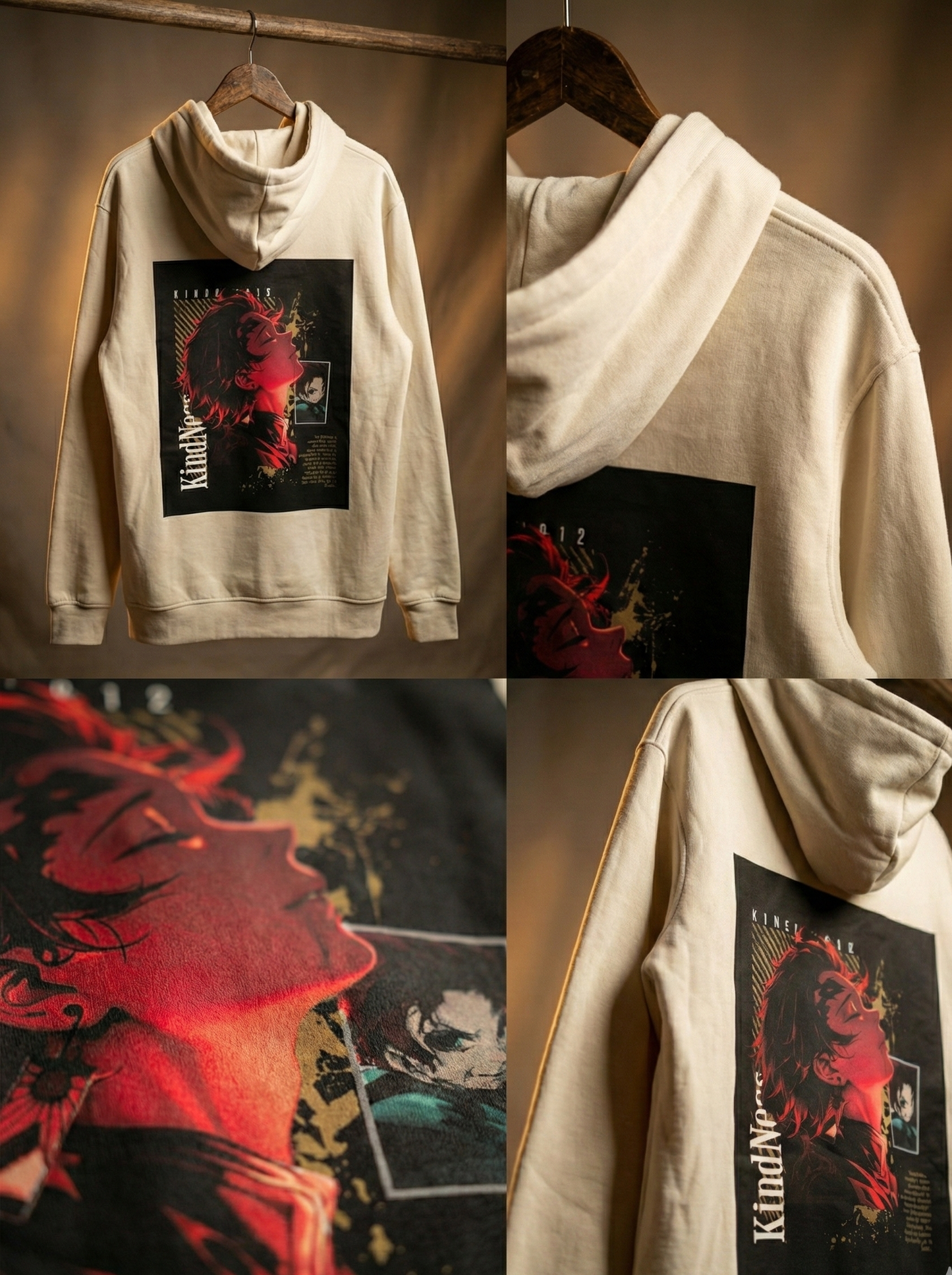 The Gentle Demon Slayer Hoodie - soft creamy Edition