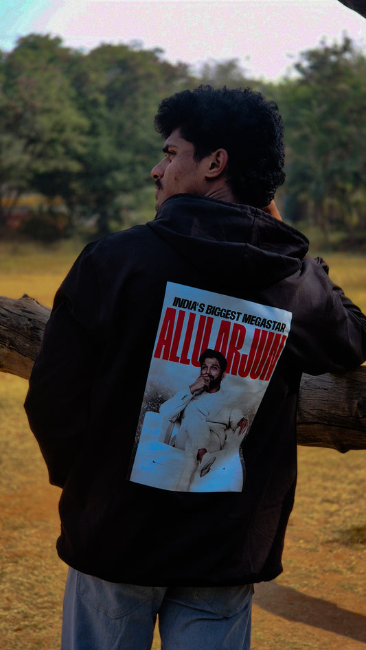 PAN INDIAN STAR ALLU ARJUN SPECIALLLY CRAFTED HOODIE