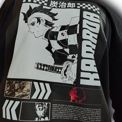 The Tanjiro Kamado Hoodie - MYSTERIC BLACK LIMITED EDITION