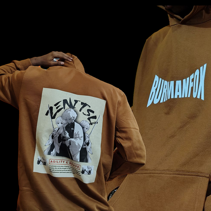 Zenitsu Trio Graphic Hoodie - UMBER BROWN EDITION