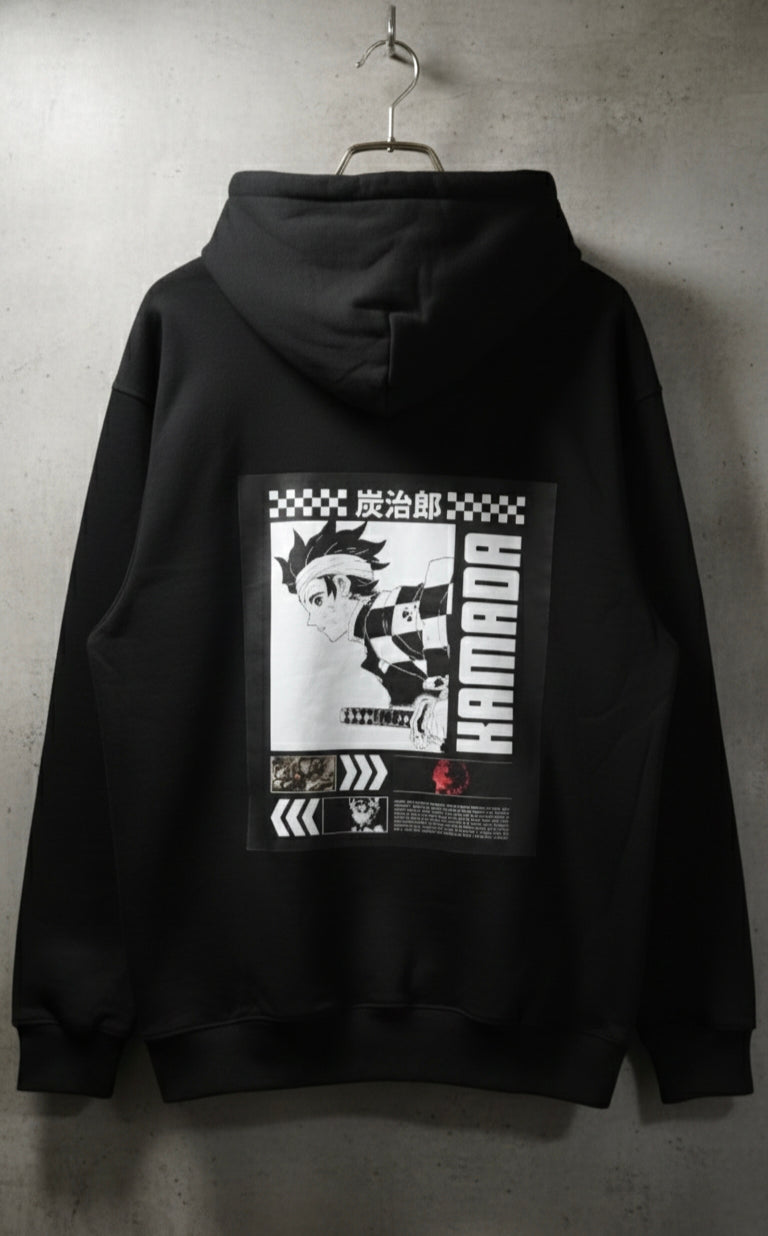 The Tanjiro Kamado Hoodie - MYSTERIC BLACK LIMITED EDITION