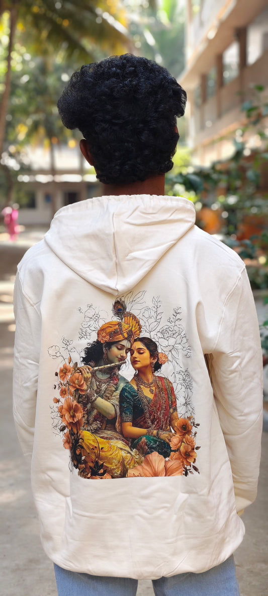 RADHA KRISHNA SPECIAL DIVINE PRINTED HOODIE